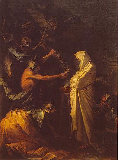 L ombre de Samuel apparaissant a Saul chez la pythonisse d Endor., Salvator Rosa